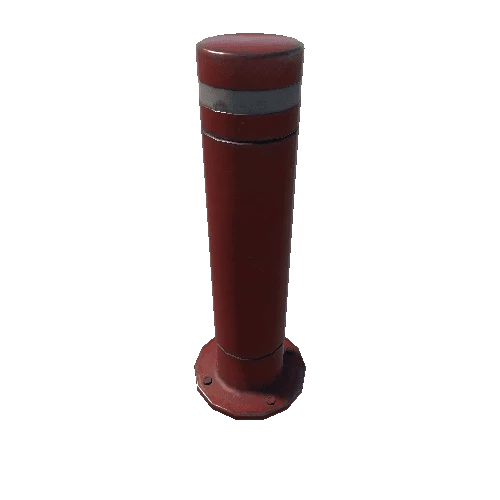 Block Pillar Red